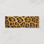 Leopard名刺 スキニー名刺 (裏面)
