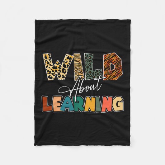 Leopard学先生新学期Teacについて フリースブランケット (正面)