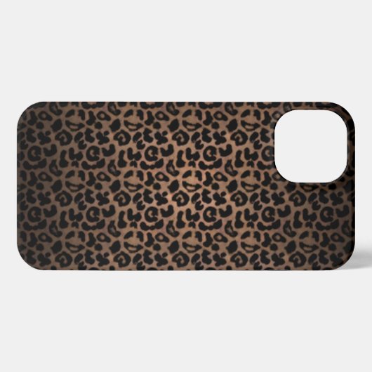 Leopard迷彩柄iPhoneケース iPhoneケース (裏面横)