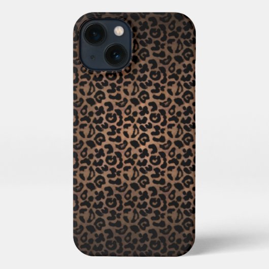 Leopard迷彩柄iPhoneケース iPhoneケース (裏面)