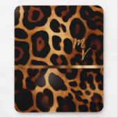 Leopard スタイリッシュモノグラムの Print Business マウスパッド (正面)