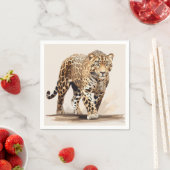 Leopard スタンダードカクテルナプキン (インサイチュ)