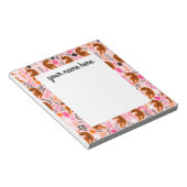 Leopard パーソナライズされたメモ帳 ノートパッド (アングル)