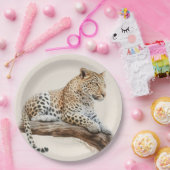 Leopard ペーパープレート (パーティー)