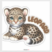 LEOPARD -子供部屋シール シール (シート)