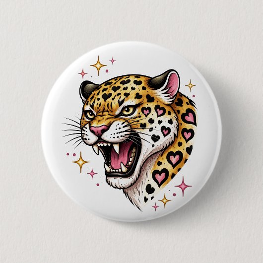 Leopard 缶バッジ (正面)
