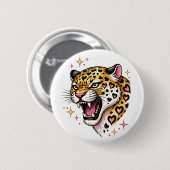 Leopard 缶バッジ (正面&裏面)