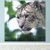 Leopard 003 キャンバスプリント (インサイチュ (ウッドフロア))
