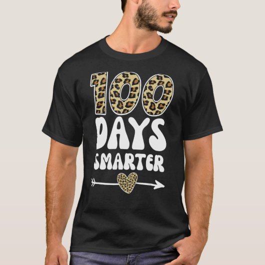 Leopard 100日頭が切れる先生100日目 tシャツ (正面)
