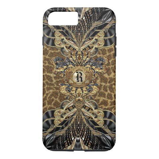 Leopard 6/6sワイルドサイドモノグラムエレガントプラス Case-Mate iPhoneケース (裏面)