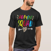 Leopard Admin Squad School Admin Assistant Adminis Tシャツ (正面)