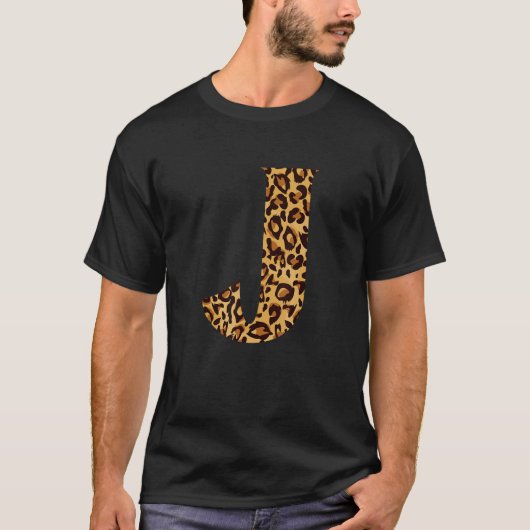 Leopard Alphabet Jスクール先生生徒達キッズ Tシャツ (正面)