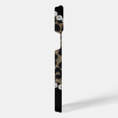 Leopard and Diamond Monogram iPhoneケース (右側面)