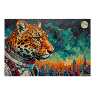 LEOPARD ASTRONAUT-COMING HOME 10 ポスター
