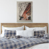 Leopard Canvas Print キャンバスプリント (インサイチュ (寝室))