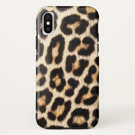 Leopard Case-Mate PhoneCase, Apple iPhone X,タフ iPhoneケース (裏面)