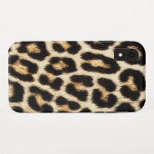 Leopard CaseMate PhoneCase, Apple iPhone XR, Tack Case-Mate iPhoneケース (裏面(横))