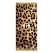 Leopard Cheetahエキゾチック金ゴールドグリッター価格表 ラックカード (裏面)