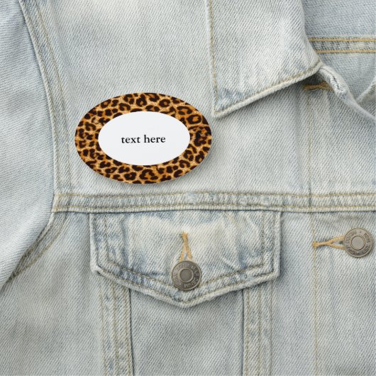 Leopard、cheetahプリント、クラシック名タグ 名札 (インサイチュ)