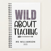 Leopard/Cheetah教えについてパーソナライズされた プランナー手帳 (正面)