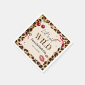Leopard Cheetah Bachelorette Weekend Party Napkins スタンダードカクテルナプキン (角)