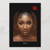 Leopard Cheetah Print Cherry Bachelorette Photo 招待状 (裏面)