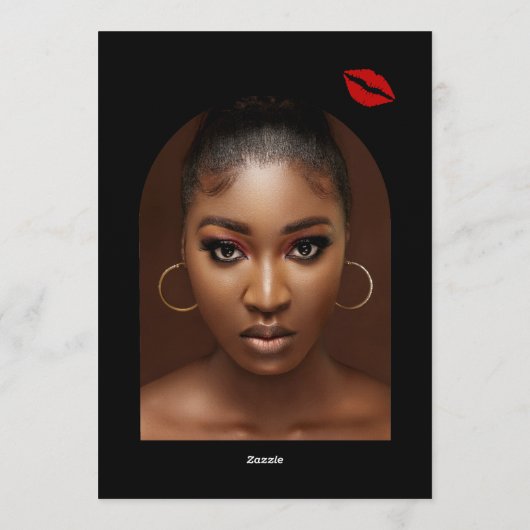 Leopard Cheetah Print Cherry Bachelorette Photo 招待状 (裏面)