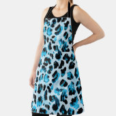 Leopard Cheetah Skin:水彩ヴィンテージ絞り染め エプロン (インサイチュ)
