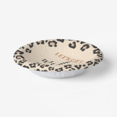 Leopard Cheetah Wild Bachelorette Weekend Party ペーパーボウル (傾斜あり)