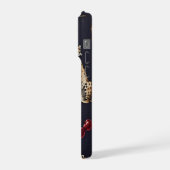 Leopard Cherry Phone Case iPhoneケース (左側面)