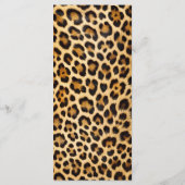 Leopard Cherry Pink Bow Birthday  メニュー (裏面)