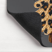 Leopard Christmas Tree,christmas Coquette Bow Yarn マウスパッド (コーナー)