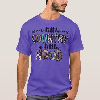 Leopard Cowgirl A Little Country Little Hood Weste Tシャツ