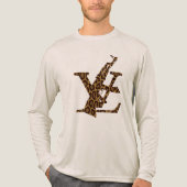 Leopard Design Shirt luxury Designer logo unique トライブレンドＴシャツ (正面)