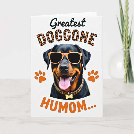 Leopard Doggone Humom Card カード (正面)
