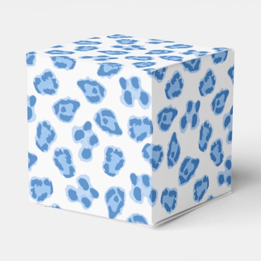 Leopard Dot in Blue Porcelain フェイバーボックス (裏面サイド)