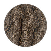 Leopard Elegant print カッティングボード (正面)
