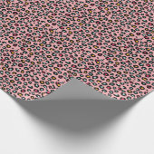 Leopard Exotic:シームカラフルレスおもしろい。 ラッピングペーパー (角)