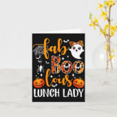 Leopard Fab Boo Lous Lunch Lady Matching Group Tee カード (黄色い花)