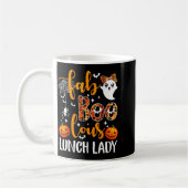 Leopard Fab Boo Lous Lunch Lady Matching Group Tee コーヒーマグカップ (左)