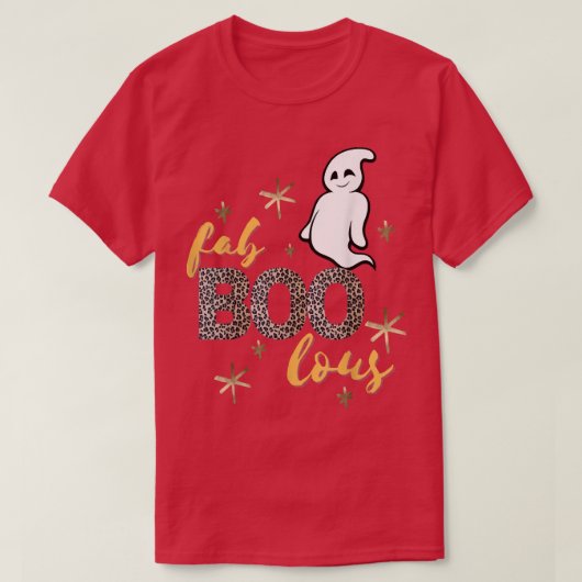 Leopard FabBooLous，ハロウィーントリックまたはトリート，カボク Tシャツ (デザイン正面)
