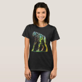 Leopard Fantasy Robot Artwork  Zoo Animal Tiger Tシャツ (正面フル)