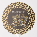 Leopard Foil Balloon Script 30th Birthday写真 バルーン<br><div class="desc">Leopard Foilバルーンスクリプトモダン誕生日デザイン。Leopard Foilバルーンアダルト誕生日コレクションにマッチ商品がある。写真：Freepikのwayhomestudio ()による画像</div>
