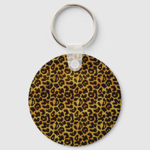 Leopard Fur Print Animal Pattern キーホルダー