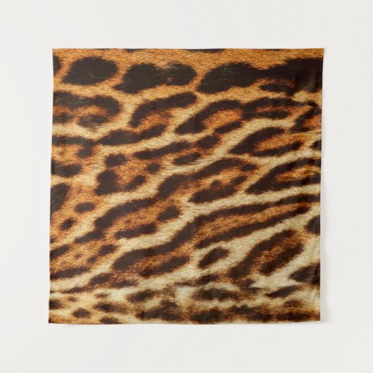 Leopard fur textures. Animal print タペストリー (正面)