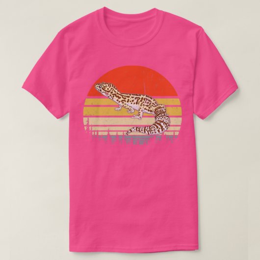 Leopard Geckoヴィンテージ版 Tシャツ (デザイン正面)