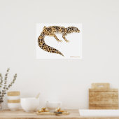 Leopard Gecko Art Print ポスター (キッチン)