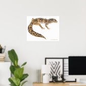 Leopard Gecko Art Print ポスター (ホームオフィス)
