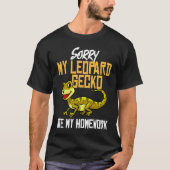 Leopard Gecko Care Tank Lizard Reptile Tシャツ (正面)