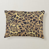Leopard Grade Aコットンアクセント枕16" x 12" アクセントクッション (裏面)
